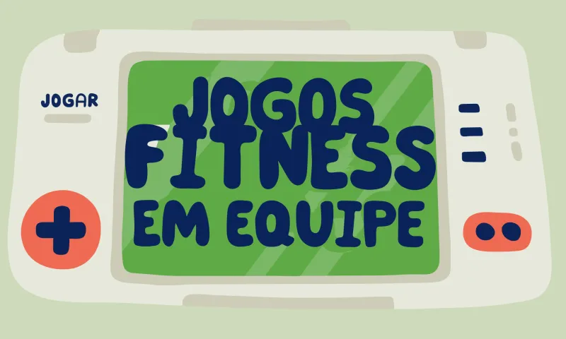 Desafios fitness em equipe com inspiração retrô