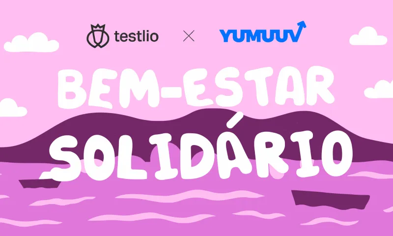 Desafio solidário Walk for Mental Health da Testlio