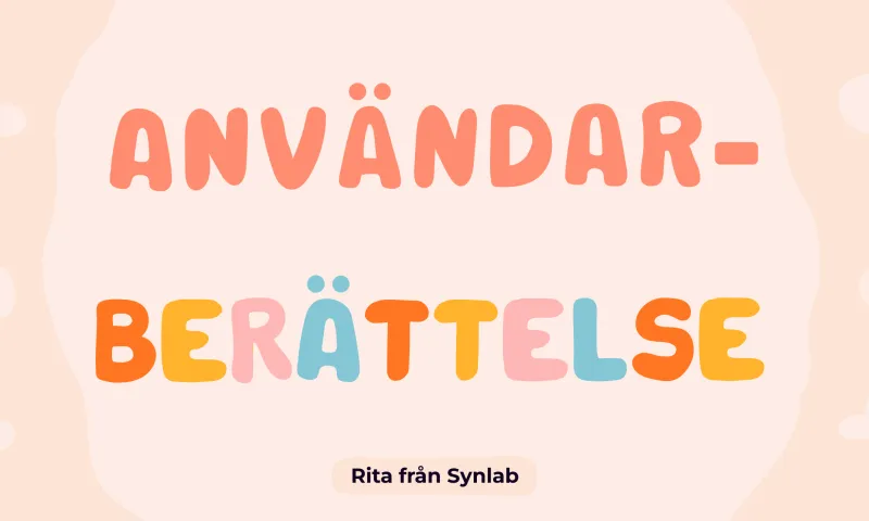 Rita från Synlab – kundberättelse om en gångutmaning