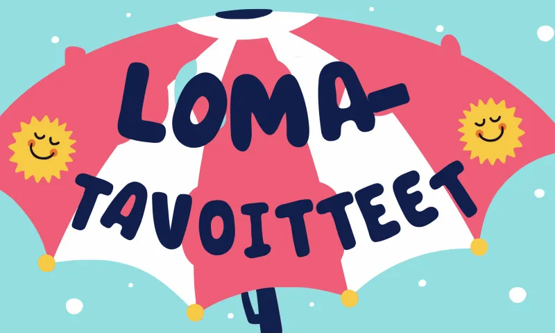 Lomatavoitteet palautumisen tueksi
