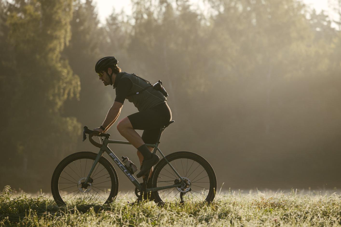 Cycling man